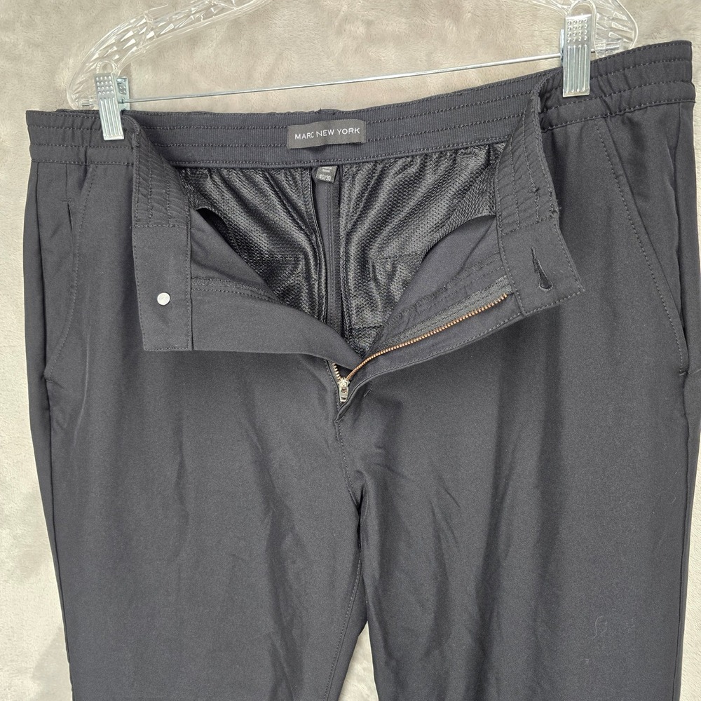 Marc New York Performance Pants Men 40x30 Black Stretch Tech Gorpcore Athleisure - Picture 4 of 15